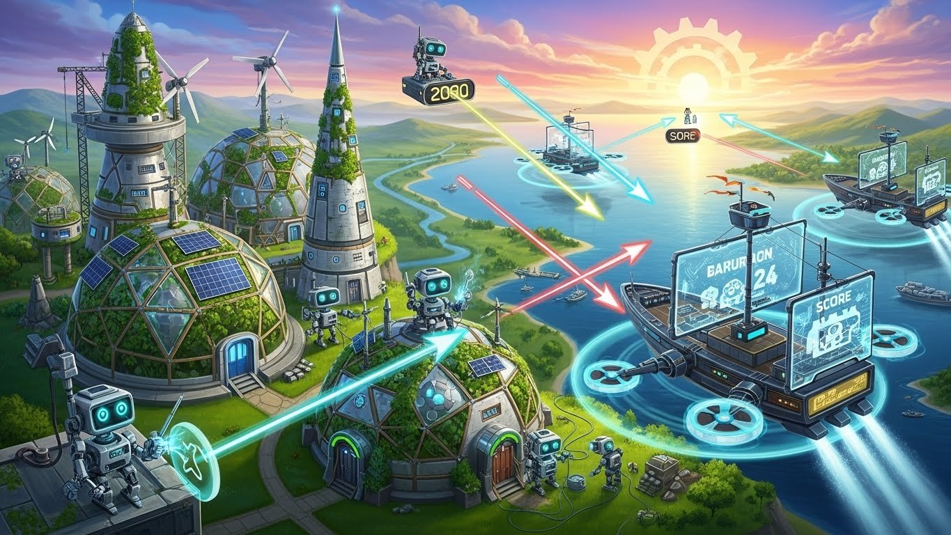 Yapay zeka algoritmalarını, veri analizi panellerini ve e-ticaret sitelerinin backend kodlarını gösteren fütüristik bir yazılım arayüzü.