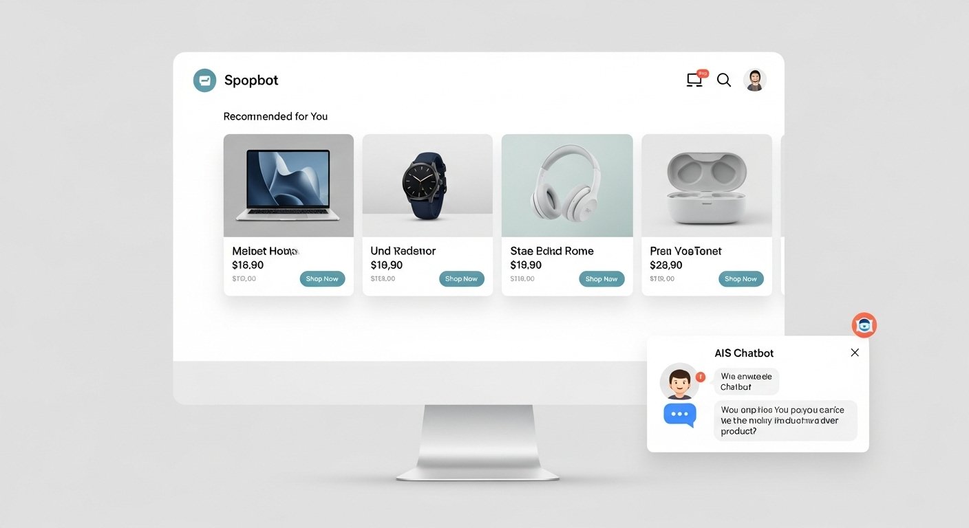 Kişiselleştirilmiş alışveriş deneyimi sunan dijital ekranlar.