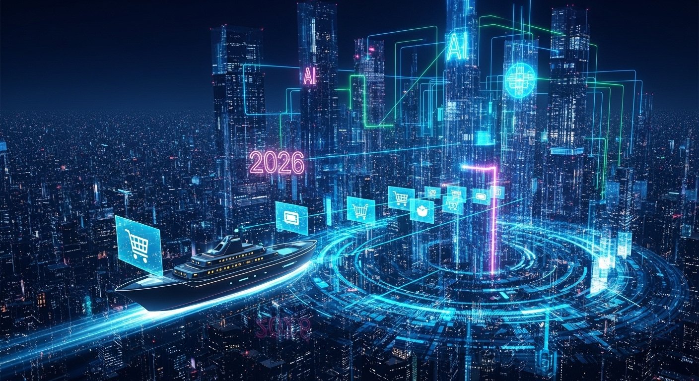 Yapay Zeka destekli e-ticaret geleceği, kişiselleştirilmiş alışveriş deneyimleri ve otomatik operasyonlar, dijital dönüşüm