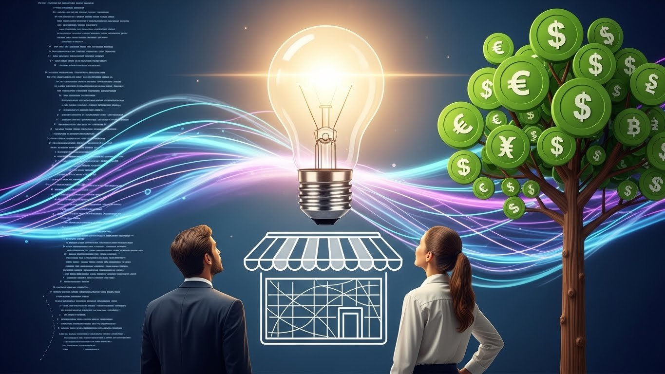 E-ticaret yazılım geliştiricisinin modern kodlar ve bulut altyapısı üzerinde çalıştığı bir sahne.